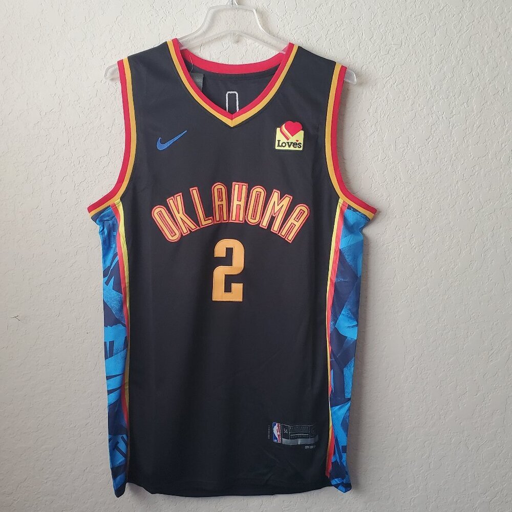 2XL (54) Shai Gilgeous-Alexander Oklahoma City Thunder jersey